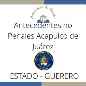 Antecedentes no Penales Acapulco de Juárez
