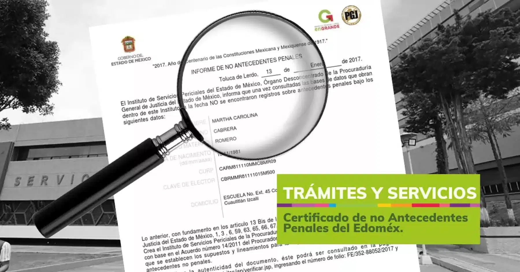 corregir antecedentes no penales